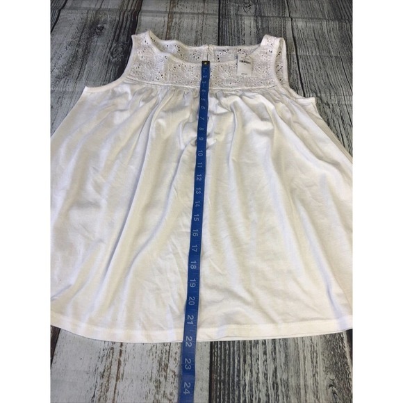 Gap Kids White Tank Dress Size Small With Flare Bottom - Picture 5 of 10